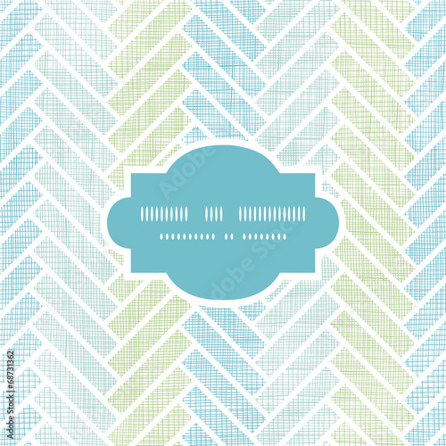 Abstract textile stripes parquet frame seamless pattern