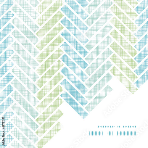 Abstract textile stripes parquet frame corner pattern background