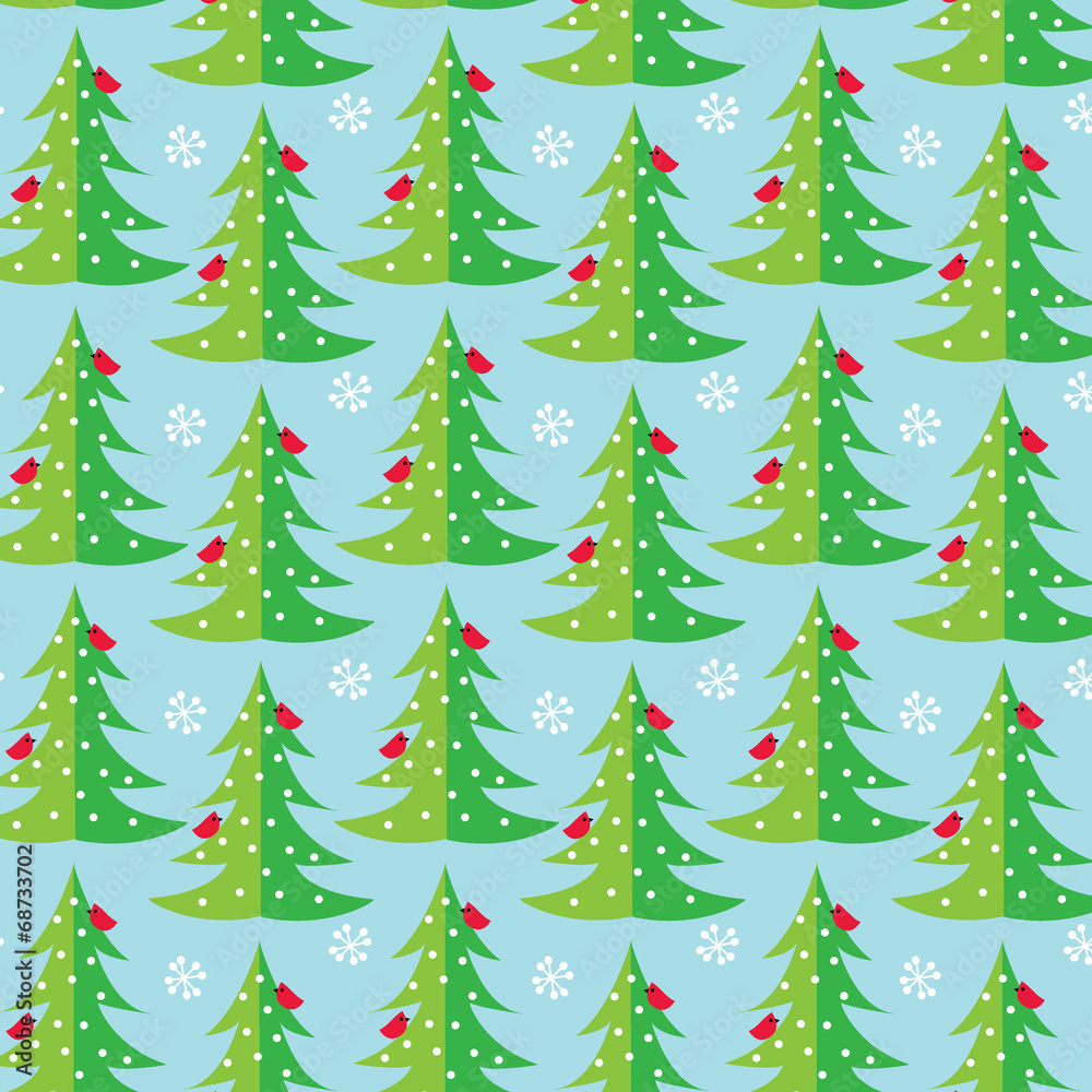 Fototapeta premium trees and birds