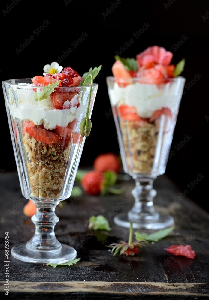 beautiful dessert with berries beautiful dessert with berries