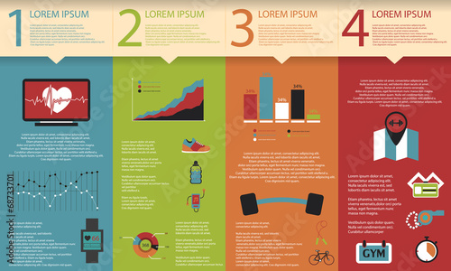 Fitness infographic
