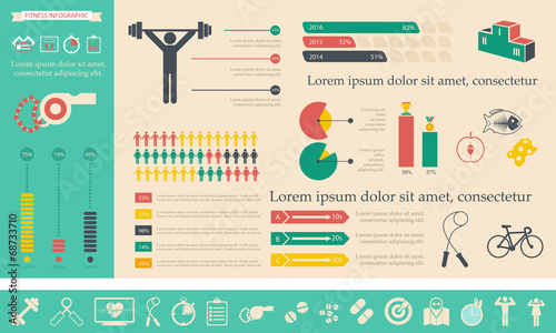 Fitness infographic