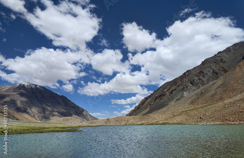 Lake among mountains