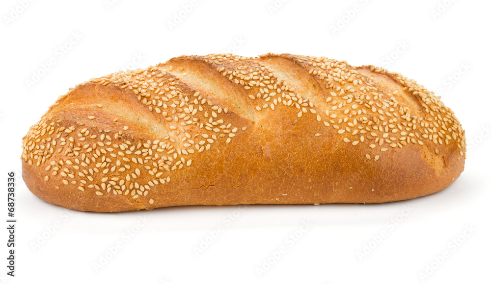 White bread with sesame White bread with sesame
