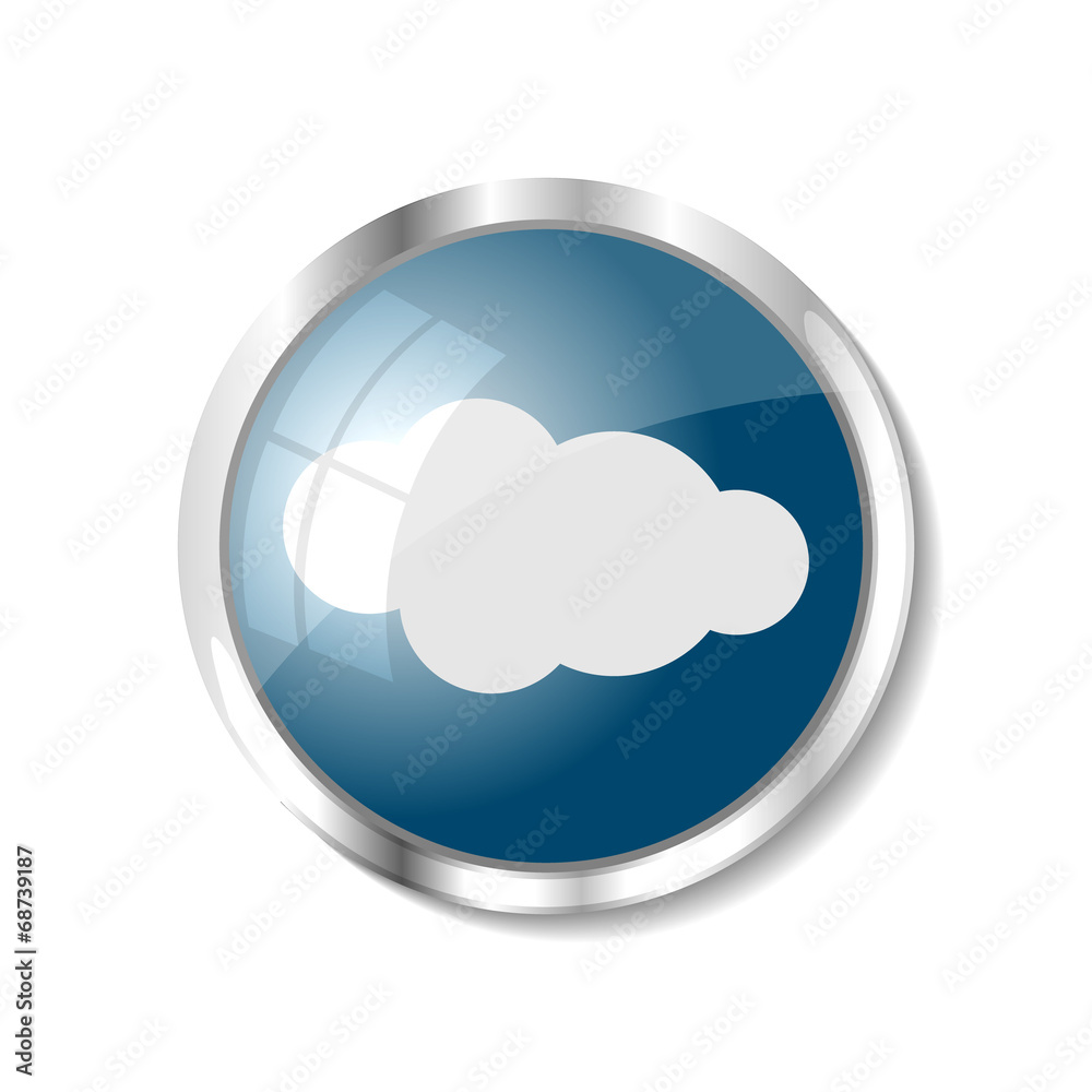 Blue web button Blue web button
