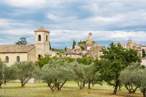 Provence village Gordes scenic overlook