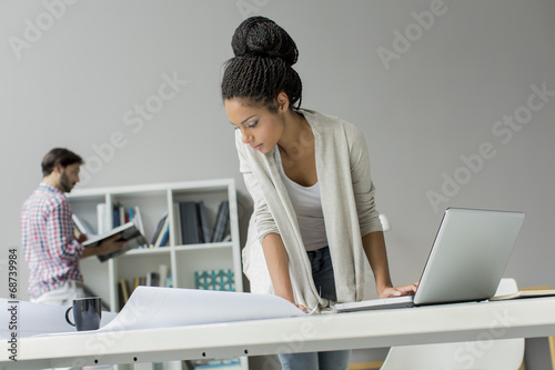 Young people in the office