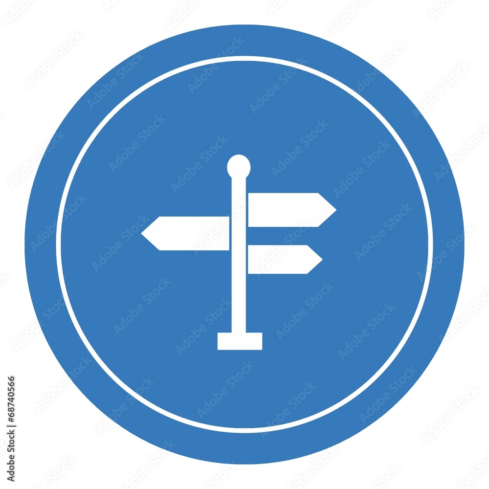 Fototapeta premium Panneau de directions dans un panneau