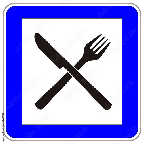Raststätte Schild #140812-svg08