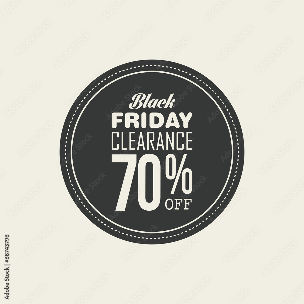 Fototapeta premium Black Friday