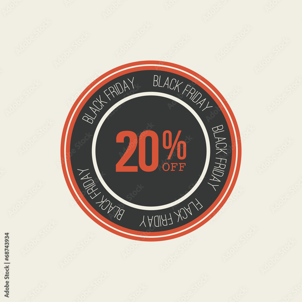 Fototapeta premium Black Friday