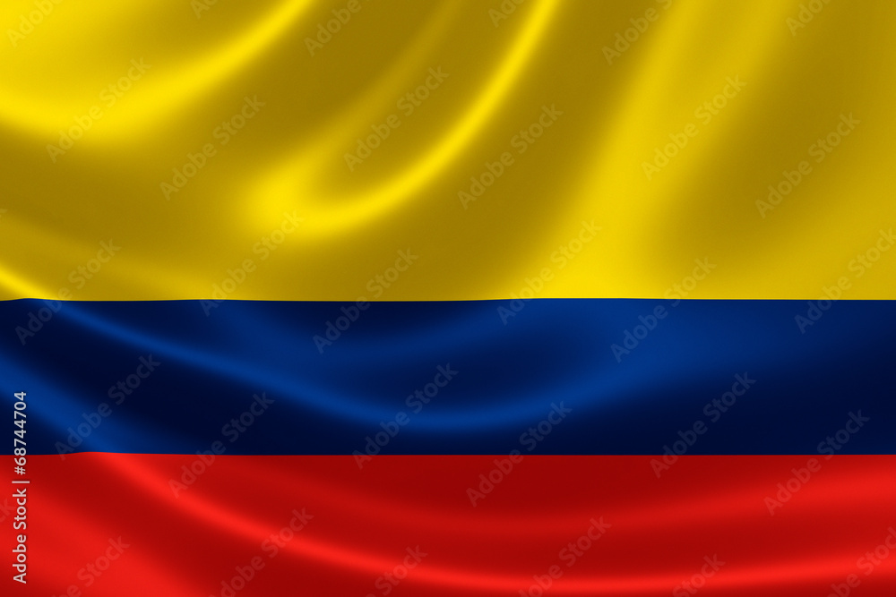 Fototapeta premium Colombia's Flag
