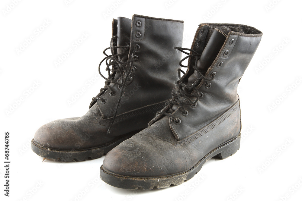 Old military boots Old military boots