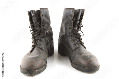 Old military boots