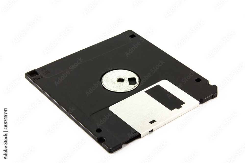 Floppy disk on white background Floppy disk on white background