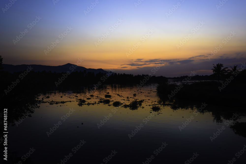 Countryside Sunset River