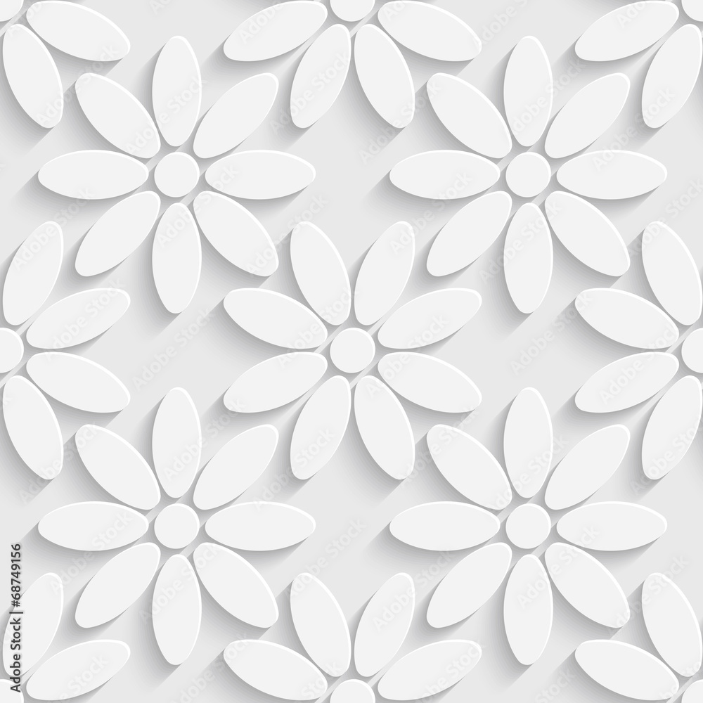 Fototapeta premium Seamless Abstract Floral Pattern