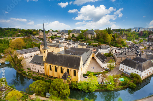 Abbey de Neumunster view in Luxembourg