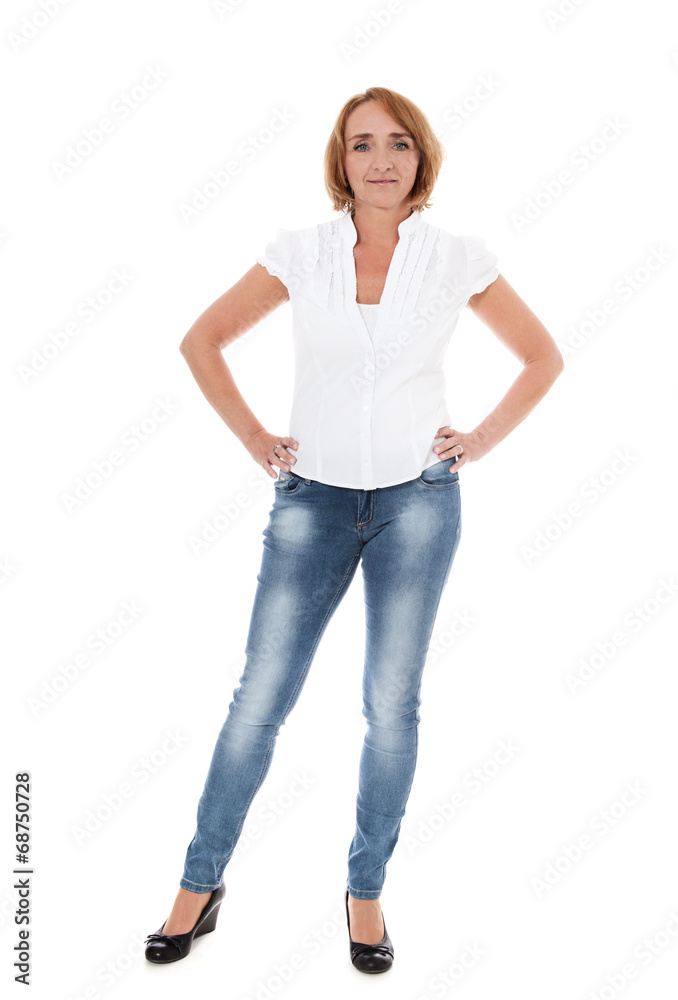 Middle aged woman Middle aged woman