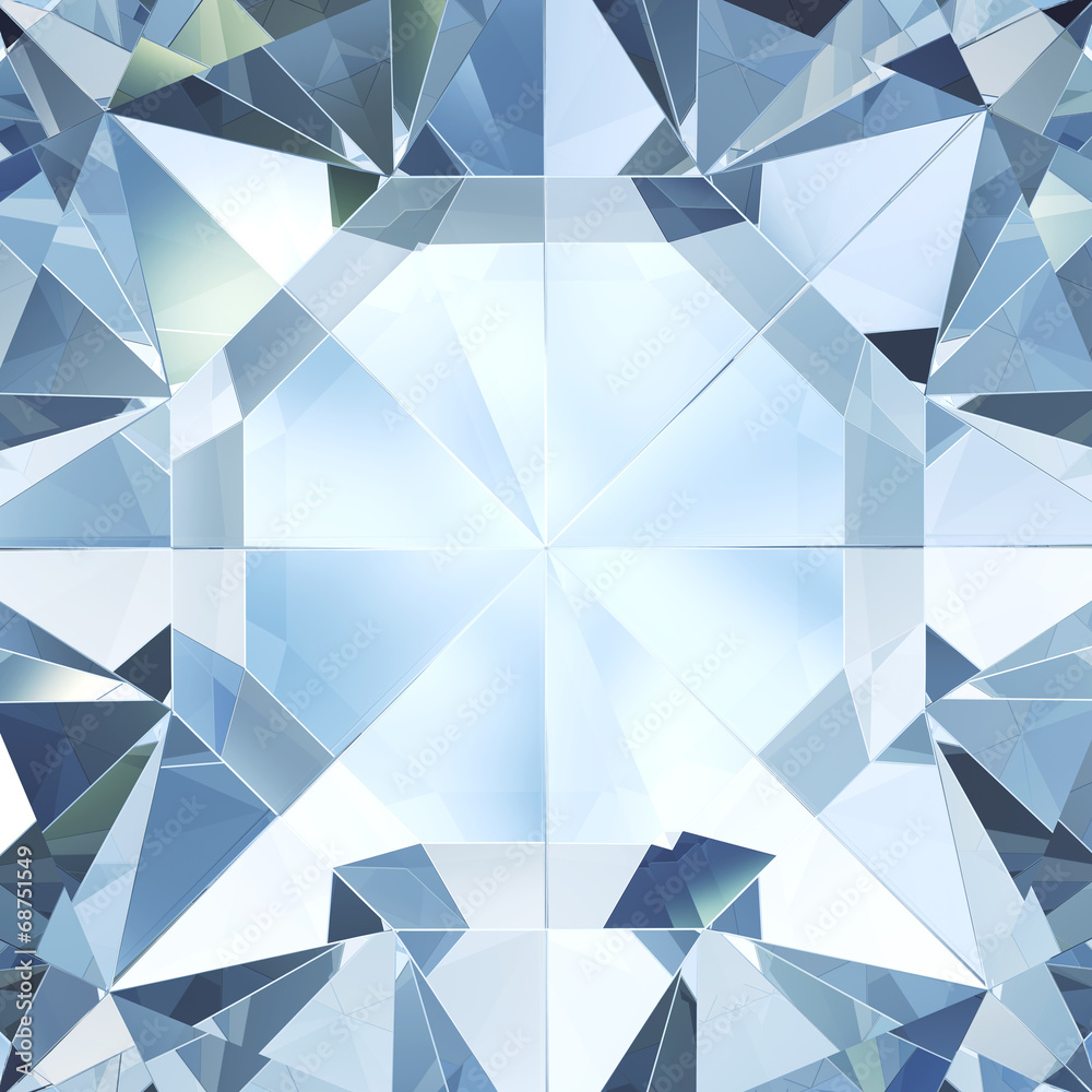 Abstract Diamond Facet Background Computer Generated Stock