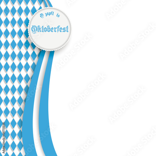 Bavarian Oktoberfest Flyer Oblong Colors