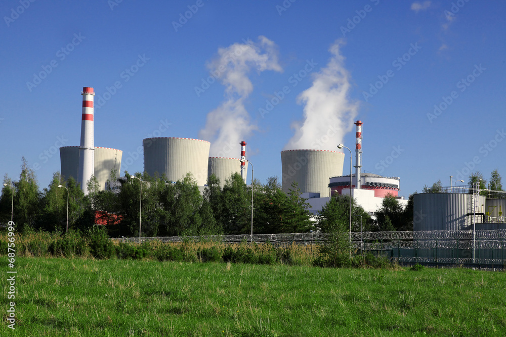 Nuclear power plant Temelin in Czech Republic Europe Nuclear power plant Temelin in Czech Republic Europe