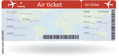 Variant of air ticket