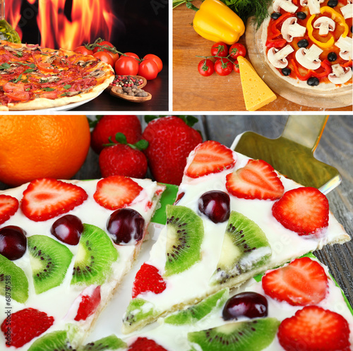 Pizza collage