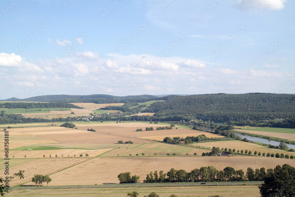 Weserbergland im August
