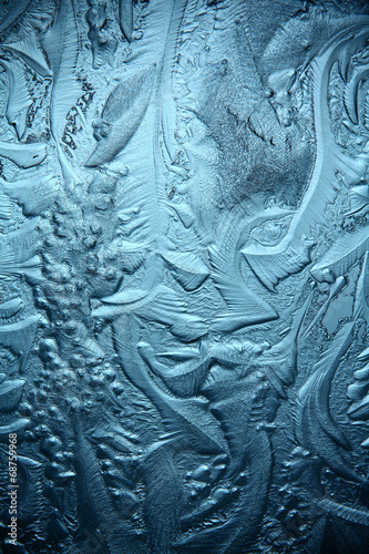 ice texture, macro, blue broken cold the background