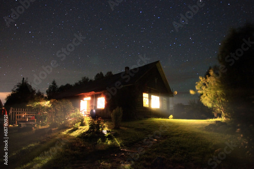 night landscape in the countryside © kichigin19