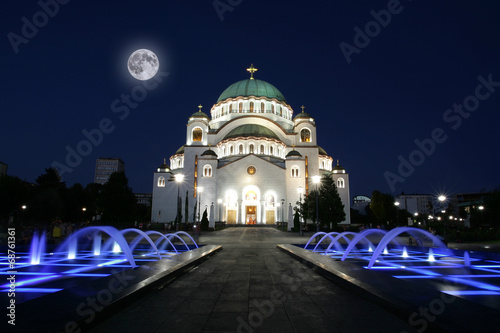 Cathedral of Saint Sava in Belgrade, Serbia