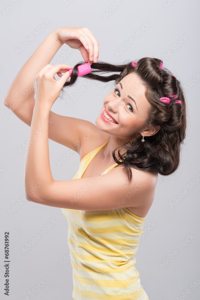 Fototapeta premium Pleasant housewife