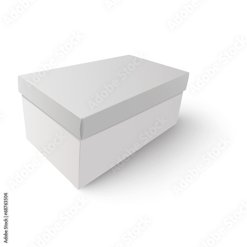 White shoe box
