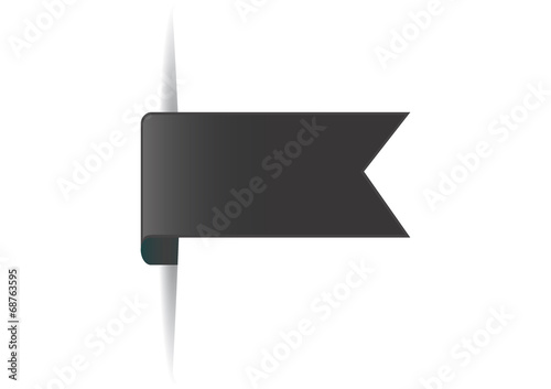 black bookmark