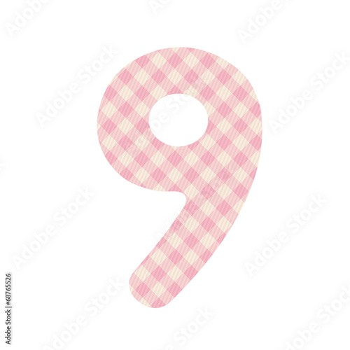 Pink squares pattern number nine