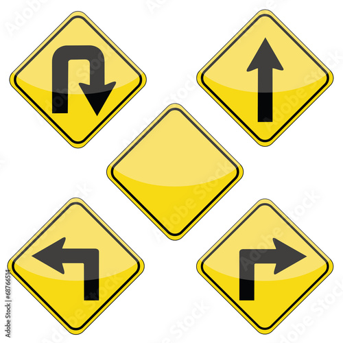 road signs pack in vector format