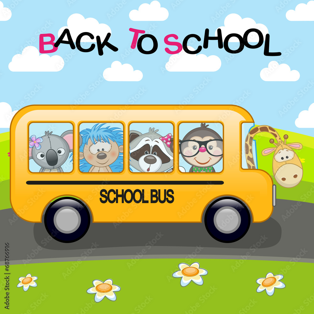 Fototapeta premium School Bus