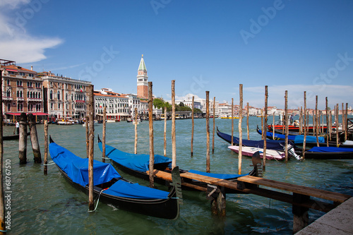 Venise : Grand Canal, Campanile de Saint-Marc © Pierre Violet