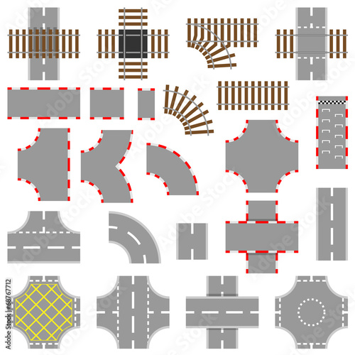 Road And Rail Elements