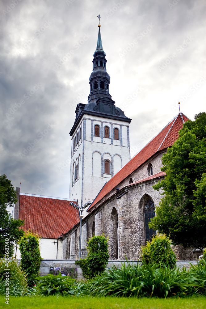 St. Nicholas' Church (Niguliste) .Old city,Tallinn, Estonia