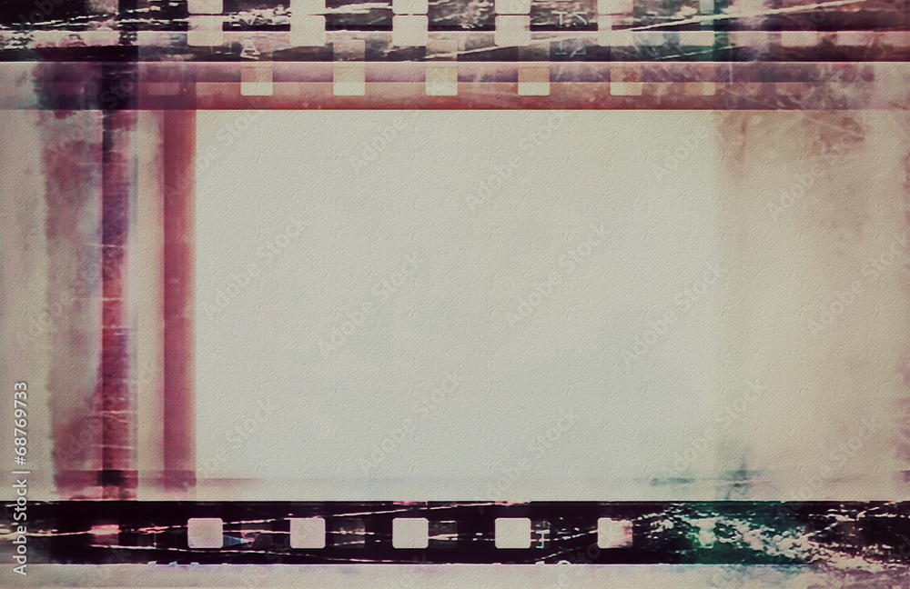 Naklejka premium grunge film strip background