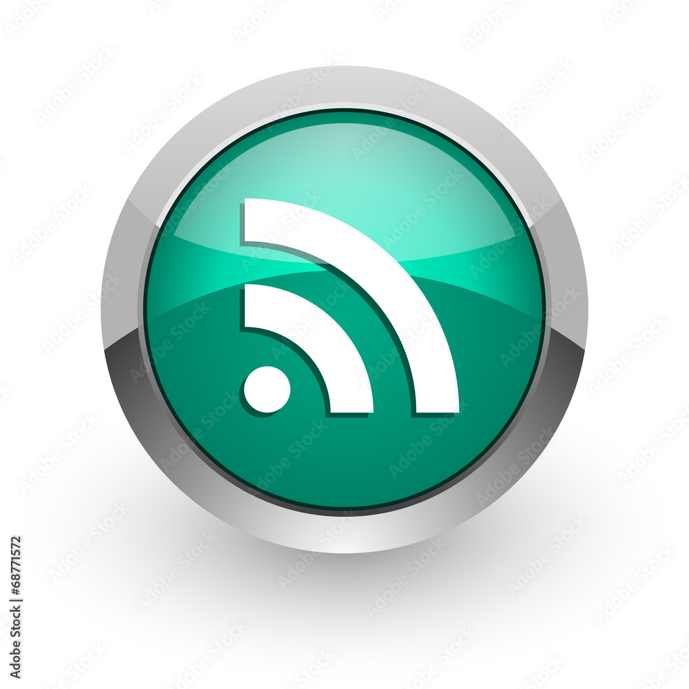 rss green glossy web icon rss green glossy web icon