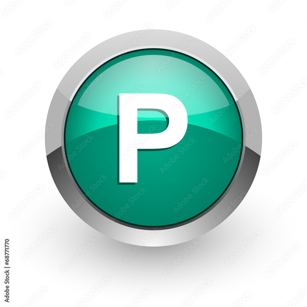 parking green glossy web icon parking green glossy web icon