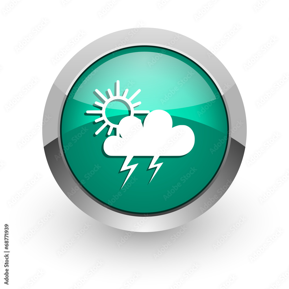 storm green glossy web icon storm green glossy web icon