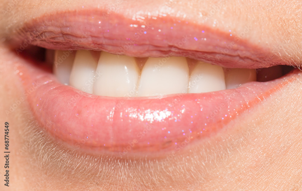 Fototapeta premium smiling girl. close-up