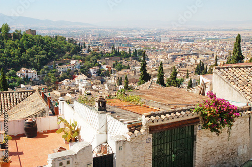 Spain, Granada, city view, Arab quarter Albayzín