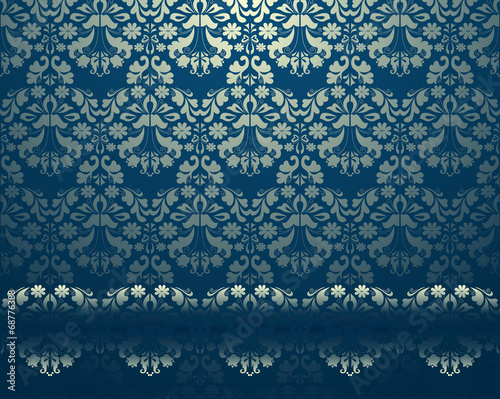 Abstract floral ornament