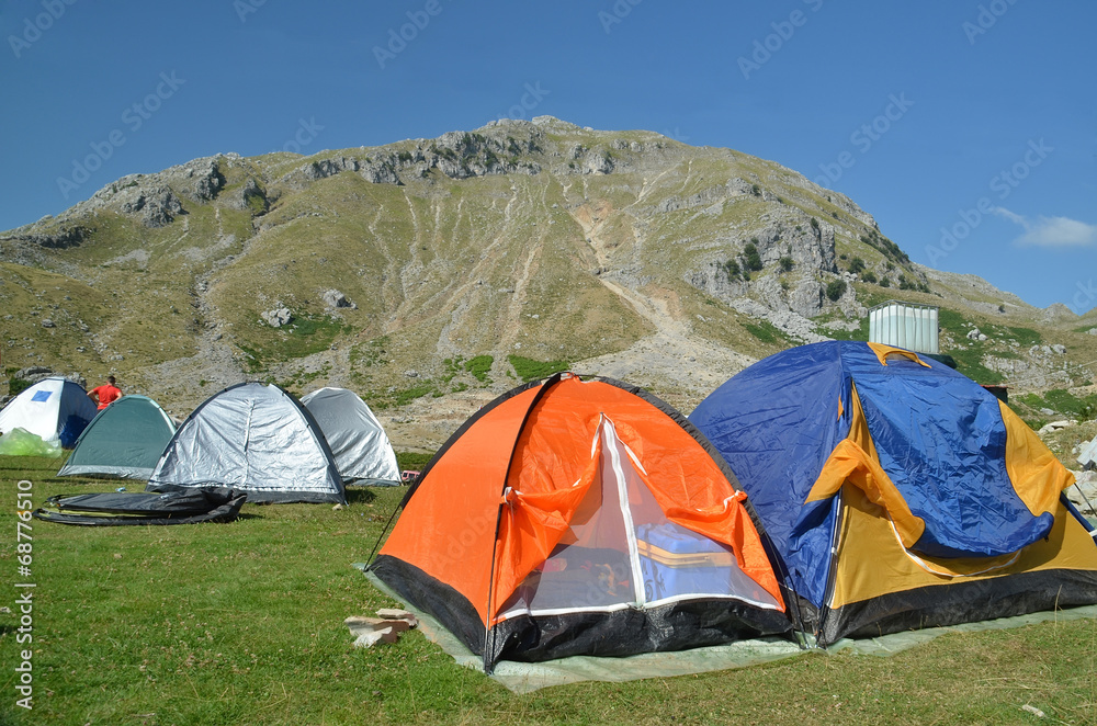 mounain camping Theodoriana Greece