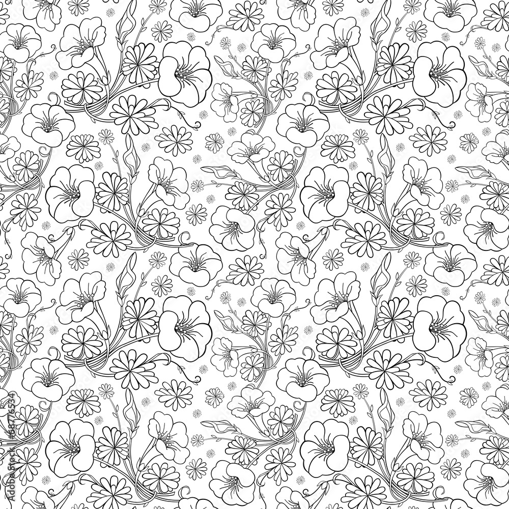Seamless floral pattern Seamless floral pattern